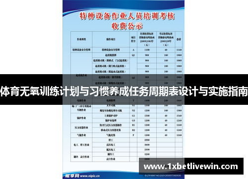 体育无氧训练计划与习惯养成任务周期表设计与实施指南